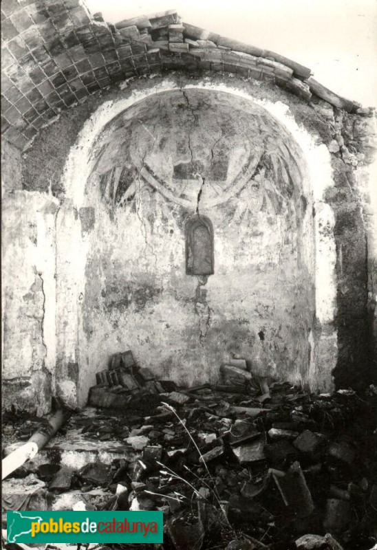 Granera - Santa Cecília de Granera (Foto: anys 50 del segle XX) Granera - Santa Cecília de Granera