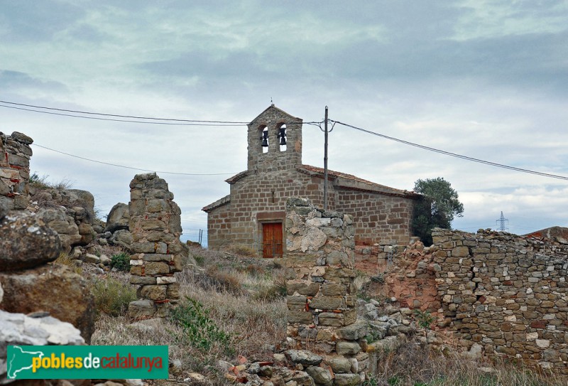 Plans de Sió - Santa Anna de Montcortès (Foto: Alberto González Rovira, 2015) Plans de Sió - Santa Anna de Montcortès