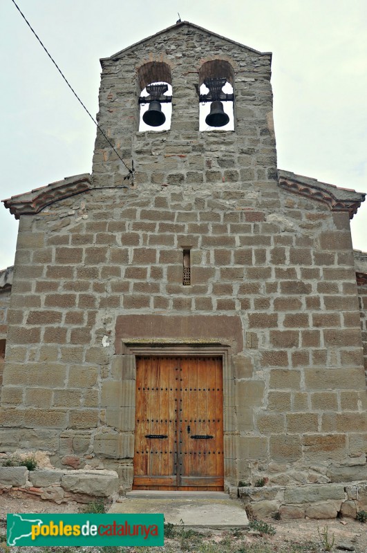 Plans de Sió - Santa Anna de Montcortès (Foto: Alberto González Rovira, 2015) Plans de Sió - Santa Anna de Montcortès