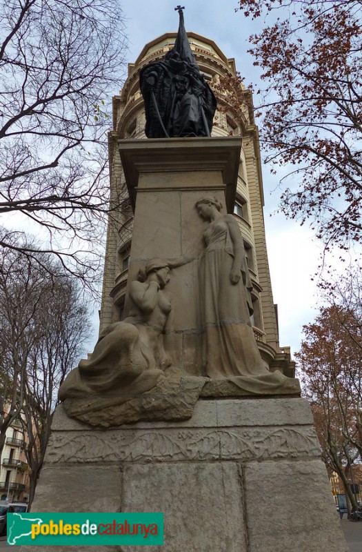 Barcelona - Monument a Rafael Casanova (Foto: Graciel·la Vidal, 2016) Barcelona - Monument a Rafael Casanova