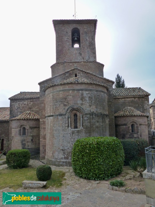 L'Estany - Església del Monestir, absis