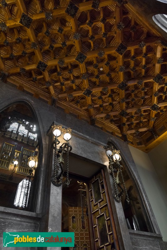 Barcelona - Palau Güell, interior