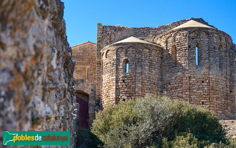 La Pobla de Claramunt - Santa Maria del castell (Foto: Alfons Martín, 2016) La Pobla de Claramunt - Santa Maria del castell