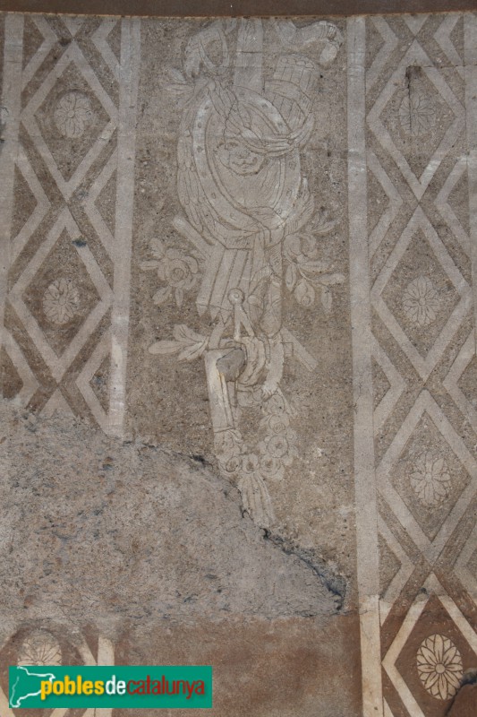 Sant Feliu de Llobregat - Casa Erasme de Gònima, esgrafiats (Foto: Albert Esteves, 2016) Sant Feliu de Llobregat - Casa Erasme de Gònima, esgrafiats