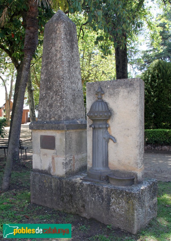 Moià - Parc Municipal, jardins casa Coma