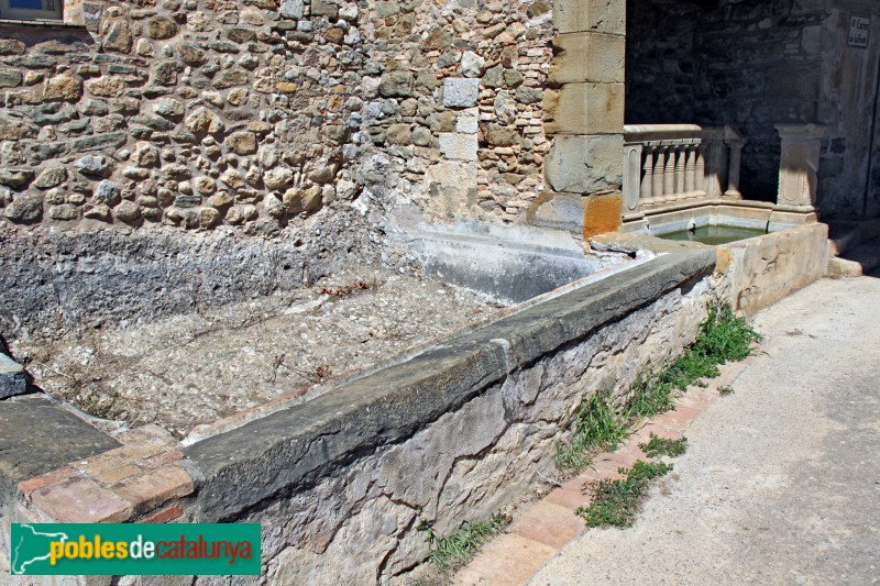 Vilopriu - Cal Sisó (Valldevià), safareig