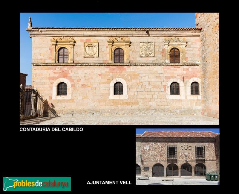 Barcelona - Poble Espanyol, Contaduría del Cabildo, edificis originals Barcelona - Poble Espanyol, Contaduría del Cabildo, edificis originals