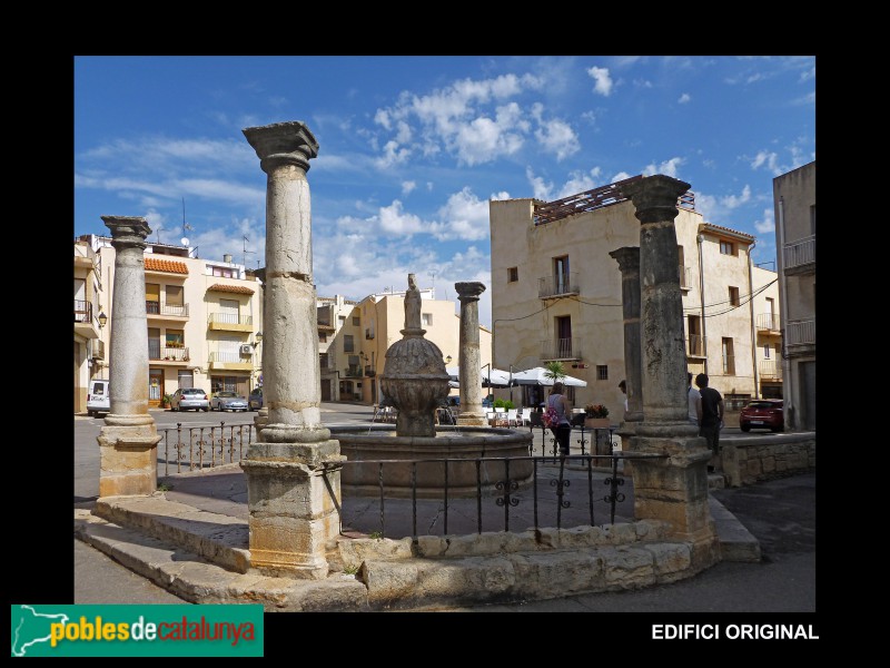 Barcelona - Poble Espanyol, Font de la Verge, Sant Mateu (Foto: Millars, 2015) Barcelona - Poble Espanyol, Font de la Verge, Sant Mateu