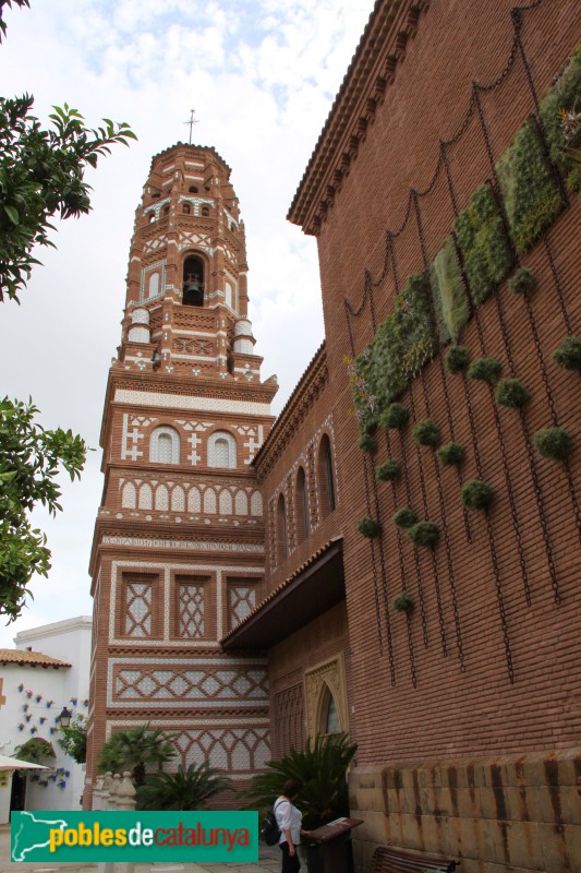 Barcelona - Poble Espanyol, campanar d'Utebo (Saragossa)