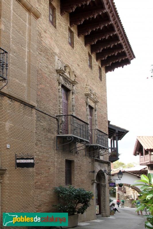 Barcelona - Poble Espanyol, Palau de San Cristóbal, Estella (Navarra) (Foto: Albert Esteves, 2016) Barcelona - Poble Espanyol, Palau de San Cristóbal, Estella (Navarra)