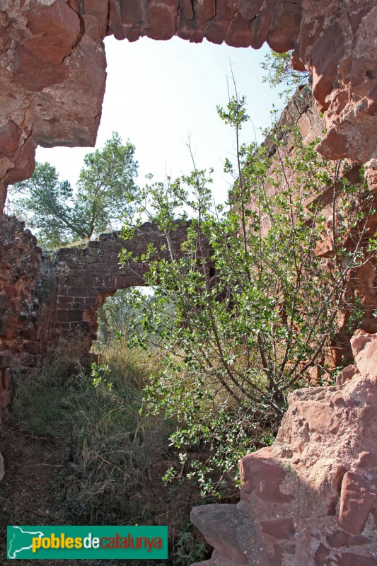 Cervelló - Capella del castell, abans de la restauració