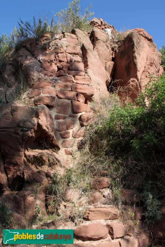 Cervelló - Castell. Murs