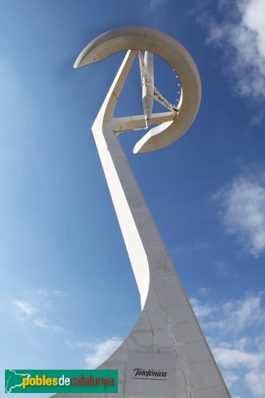 Barcelona - Torre de Comunicacions de Montjuïc (Foto: Albert Esteves, 2016) Barcelona - Torre de Comunicacions de Montjuïc