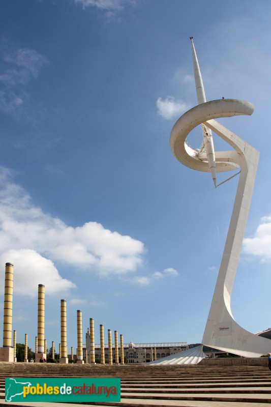 Barcelona - Torre de Comunicacions de Montjuïc (Foto: Albert Esteves, 2016) Barcelona - Torre de Comunicacions de Montjuïc