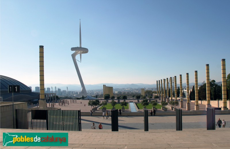 Barcelona - Torre de Comunicacions de Montjuïc (Foto: Albert Esteves, 2016) Barcelona - Torre de Comunicacions de Montjuïc