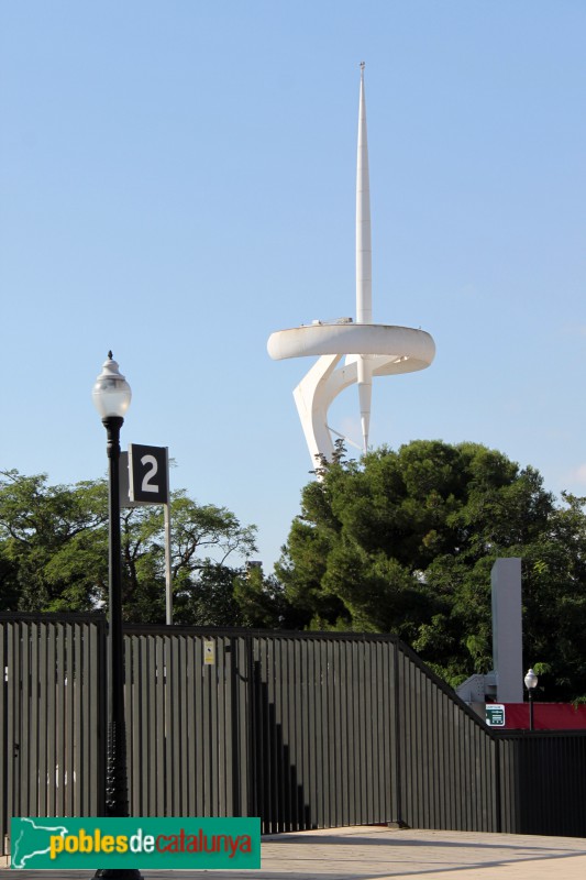 Barcelona - Torre de Comunicacions de Montjuïc (Foto: Albert Esteves, 2016) Barcelona - Torre de Comunicacions de Montjuïc