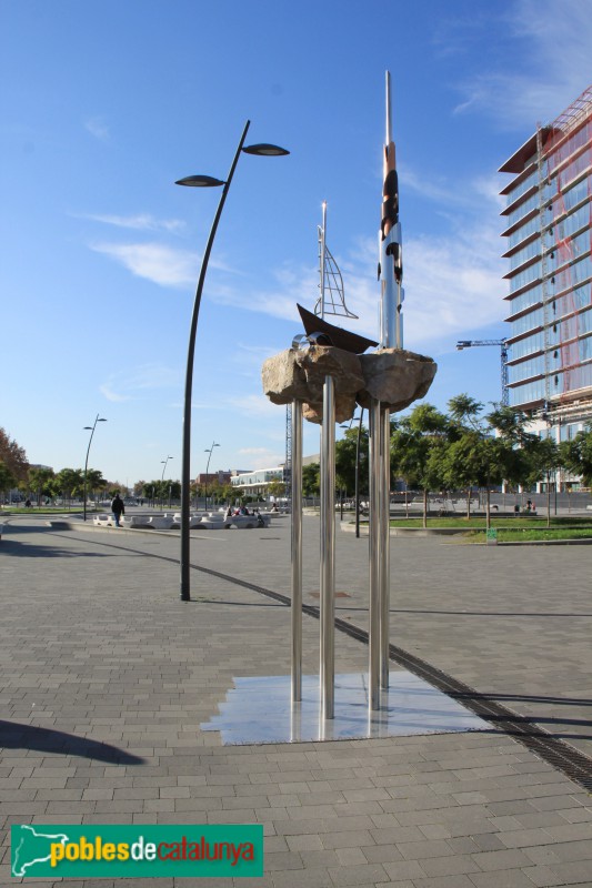 Barcelona - Al·legoria de la Marina (Foto: Albert Esteves, 2016) Barcelona - Al·legoria de la Marina