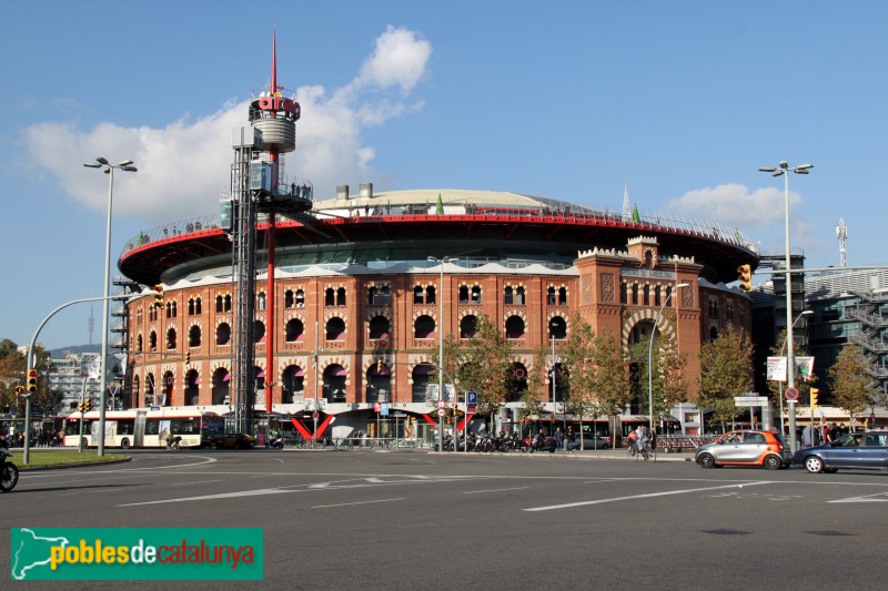 Barcelona - Plaça de toros de Les Arenes (Foto: Albert Esteves, 2016) Barcelona - Plaça de toros de Les Arenes