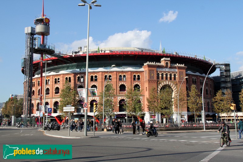 Barcelona - Plaça de toros de Les Arenes (Foto: Albert Esteves, 2016) Barcelona - Plaça de toros de Les Arenes