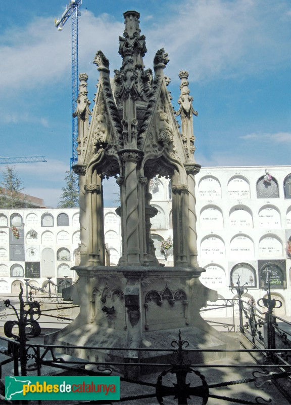 Badalona - Cementiri del Sant Crist, sepulcre de la família Botey (Foto: Albert Esteves, 2007) Badalona - Cementiri del Sant Crist, sepulcre de la família Botey