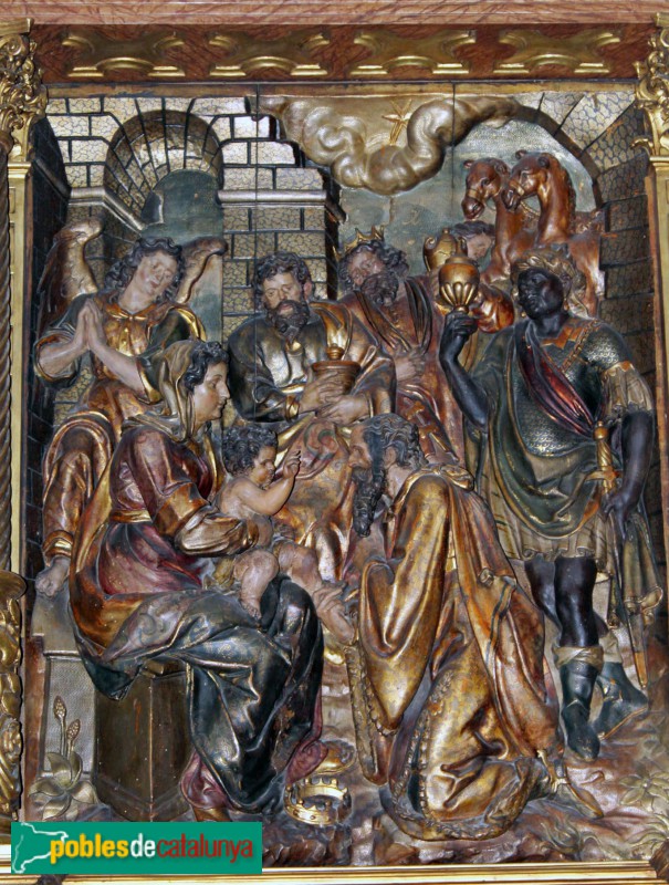 Barcelona - Sant Vicenç de Sarrià, retaule del Roser