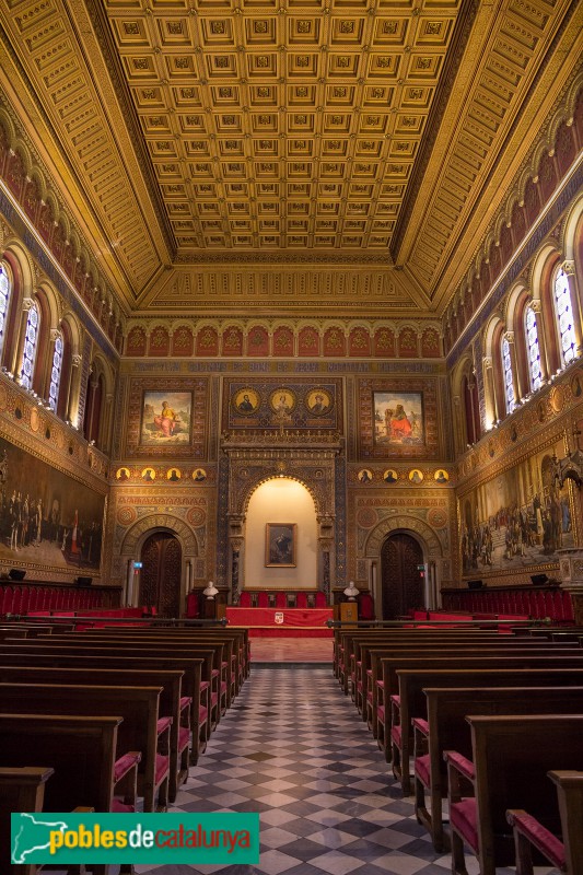 Barcelona - Universitat de Barcelona. Paranimf (Foto: José Aguado, 2017) Barcelona - Universitat de Barcelona. Paranimf