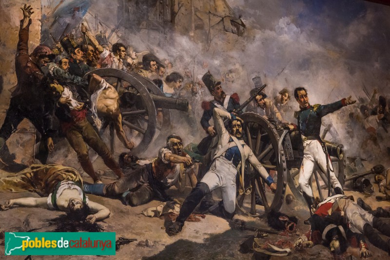 Vilanova i la Geltrú - Biblioteca-Museu Balaguer, Defensa del parc d'artilleria de Monteleón (Sorolla) (Foto: José Aguado, 2017) Vilanova i la Geltrú - Biblioteca-Museu Balaguer, Defensa del parc d'artilleria de Monteleón (Sorolla)