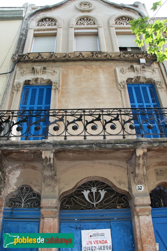 Vilanova i la Geltrú - Casa Antoni Pascual (Ca l'Artigues) (Foto: Albert Esteves, 2017) Vilanova i la Geltrú - Casa Antoni Pascual (Ca l'Artigues)