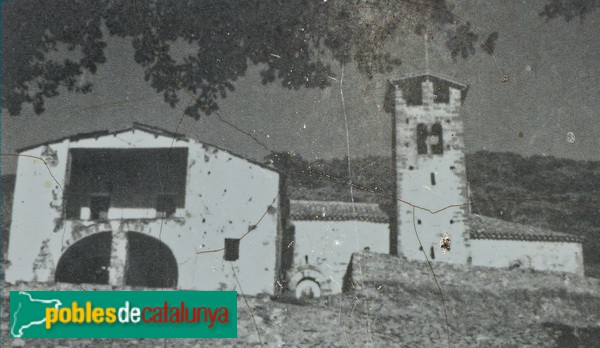 El Brull - Sant Cristòfol de la Castanya (Foto: <i>Joan Francés - Servei Patrimoni local Diputació Barcelona-</i>, 1987) El Brull - Sant Cristòfol de la Castanya