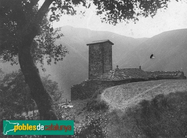 Rl Brull - Sant Cristòfol de la Castanya (Foto: <i>Antoni Gallardo - Arxiu Fotogràfic Centre Excursionista de Catalunya -</i>) Rl Brull - Sant Cristòfol de la Castanya