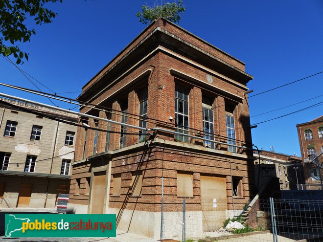 Barcelona - Antiga fàbrica Fabra i Coats. Transformador