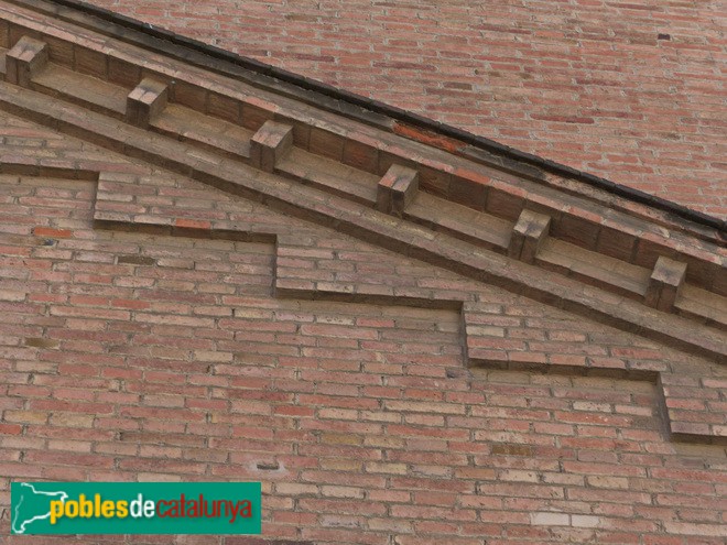 Barcelona - Antiga fàbrica Fabra i Coats. Detall