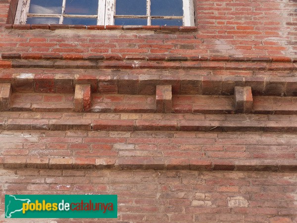 Barcelona - Antiga fàbrica Fabra i Coats. Detall