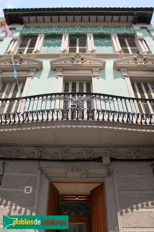 Badalona - Casa Andreu Clarós (Foto: Albert Esteves, 2017) Badalona - Casa Andreu Clarós