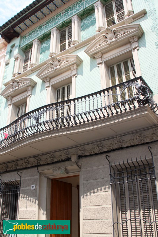 Badalona - Casa Andreu Clarós (Foto: Albert Esteves, 2017) Badalona - Casa Andreu Clarós