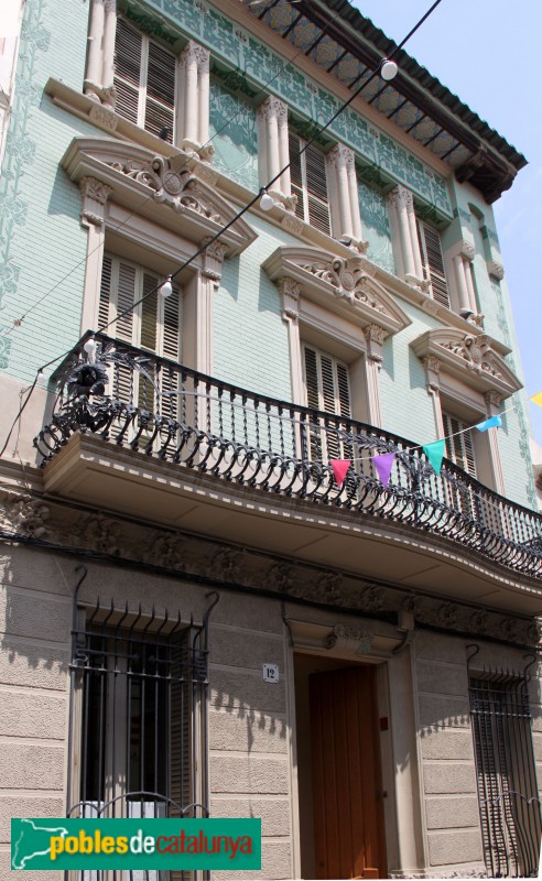 Badalona - Casa Andreu Clarós (Foto: Albert Esteves, 2017) Badalona - Casa Andreu Clarós