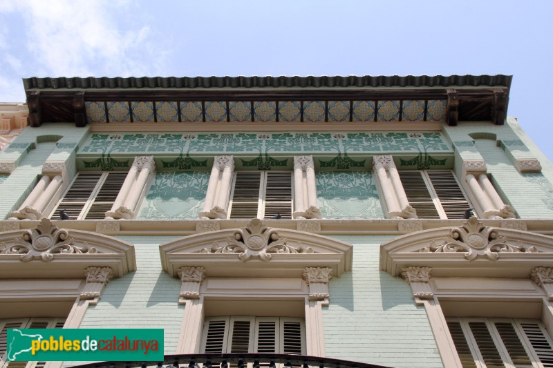 Badalona - Casa Andreu Clarós (Foto: Albert Esteves, 2017) Badalona - Casa Andreu Clarós