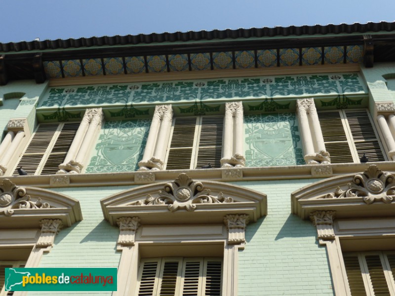 Badalona - Casa Andreu Clarós (Foto: Jaume Ortigosa, 2017) Badalona - Casa Andreu Clarós