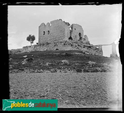 Castell d'Esparreguera (Foto: Francesc Vila. Arxiu Fotogràfic Centre Excursionista de Catalunya, 1920-30) Castell d'Esparreguera