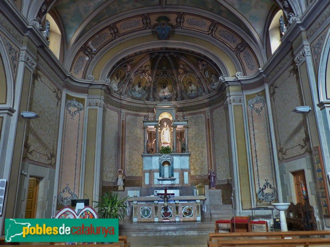 Calldetenes - Església de Nostra Senyora de la Mercè. Interior (Foto: Graciel·la Vidal, 2017) Calldetenes - Església de Nostra Senyora de la Mercè. Interior