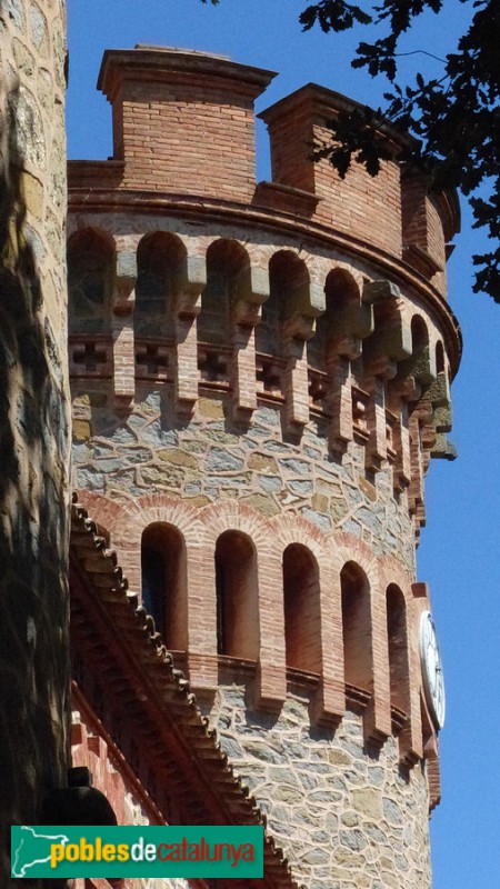 Detall torre del rellotge (Foto: Graciel·la Vidal, 2017) Detall torre del rellotge