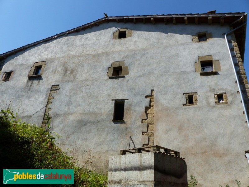 Moli de Rosanes, façana llevant