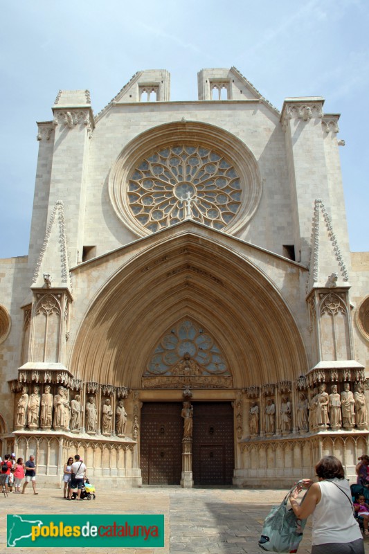 Tarragona - Catedral. Portada (Foto: Albert Esteves, 2017) Tarragona - Catedral. Portada