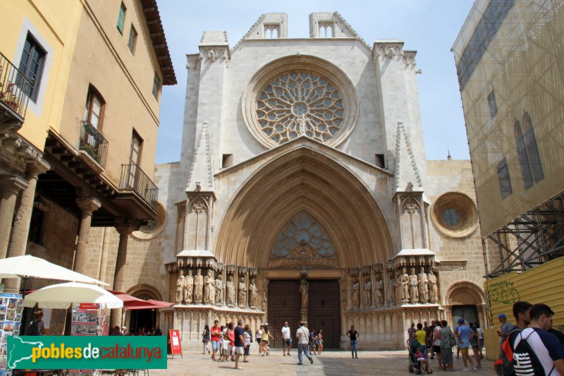 Tarragona - Catedral. Portada (Foto: Albert Esteves, 2017) Tarragona - Catedral. Portada