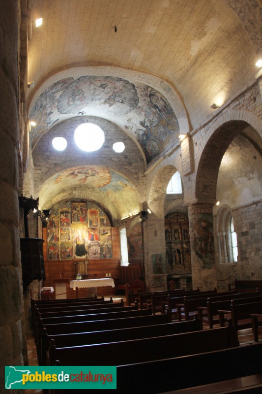 Arties - Església de Santa Maria, interior (Foto: Albert Esteves, 2017) Arties - Església de Santa Maria, interior