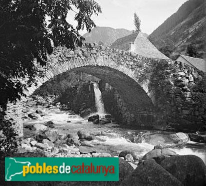 Salardú, pont sobre la Garona