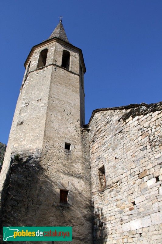 Unha - Església de Santa Eulàlia (Foto: Albert Esteves, 2017) Unha - Església de Santa Eulàlia