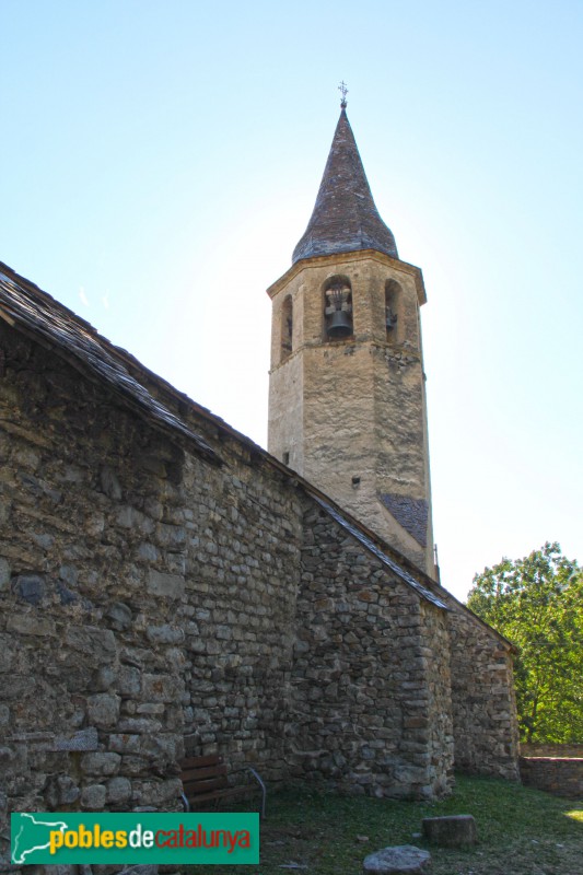 Unha - Església de Santa Eulàlia (Foto: Albert Esteves, 2017) Unha - Església de Santa Eulàlia