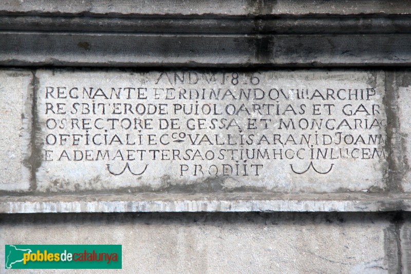 Gessa - Església de Sant Pere (Foto: Albert Esteves, 2017) Gessa - Església de Sant Pere