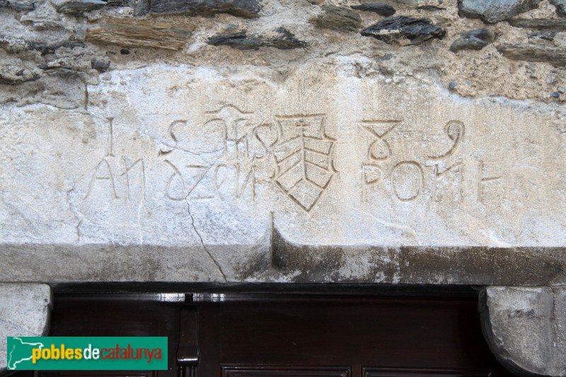 Gessa - Llinda del segle XVI (Foto: Albert Esteves, 2017) Gessa - Llinda del segle XVI